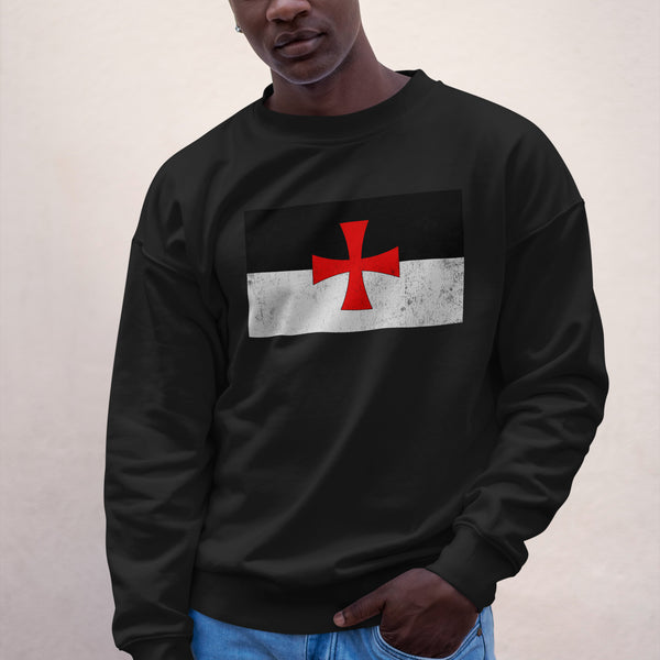Knights Templar Flag Sweatshirt