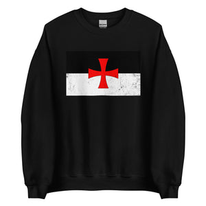 Knights Templar Flag Sweatshirt