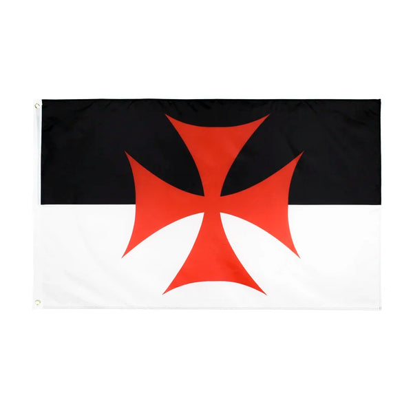Knights Templar Flags - Crusader Flags - 90x150cm(3x5ft) - 60x90cm(2x3ft)
