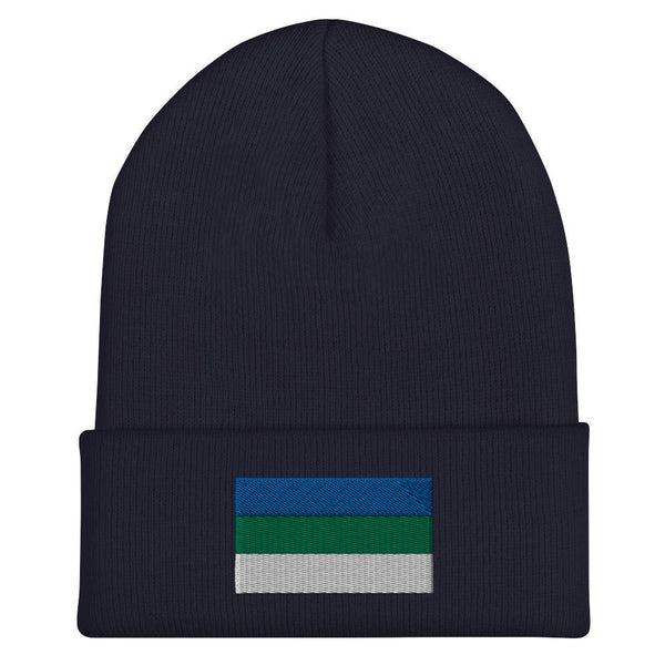 Komi Flag Beanie - Embroidered Winter Hat