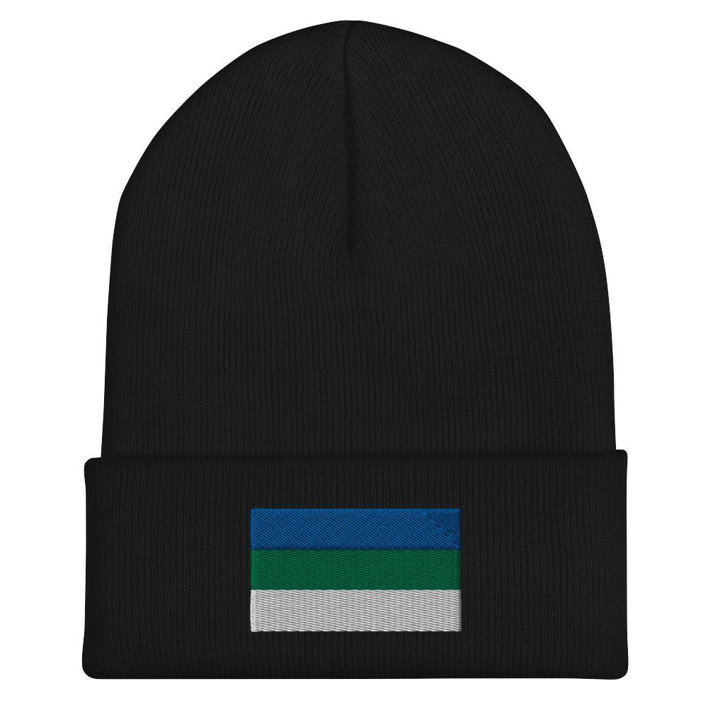 Komi Flag Beanie - Embroidered Winter Hat