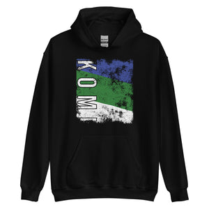 Komi Flag - Distressed Flag Hoodie