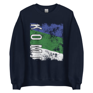 Komi Flag - Distressed Flag Sweatshirt