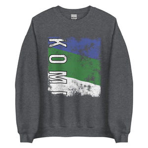 Komi Flag - Distressed Flag Sweatshirt