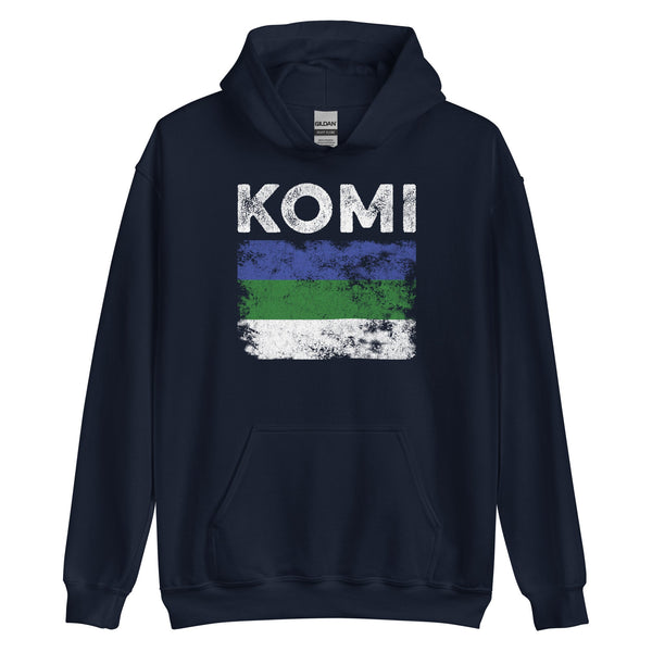 Komi Flag Distressed - Komi Flag Hoodie