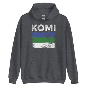 Komi Flag Distressed - Komi Flag Hoodie