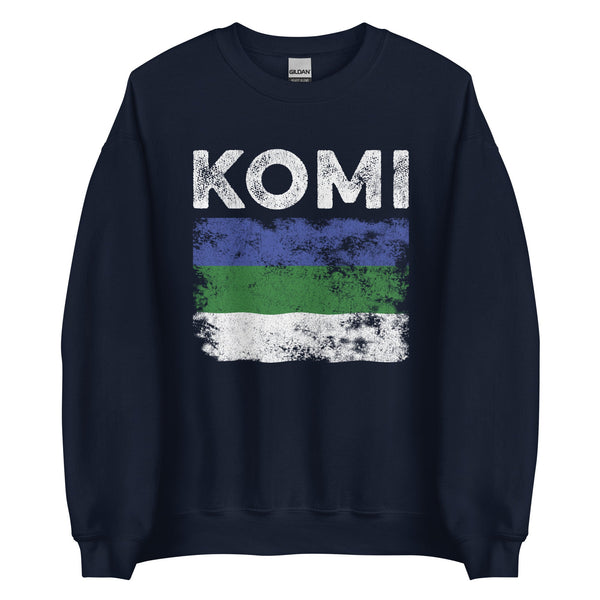 Komi Flag Distressed - Komi Flag Sweatshirt