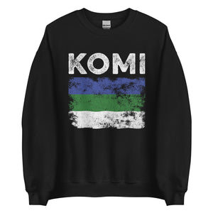 Komi Flag Distressed - Komi Flag Sweatshirt