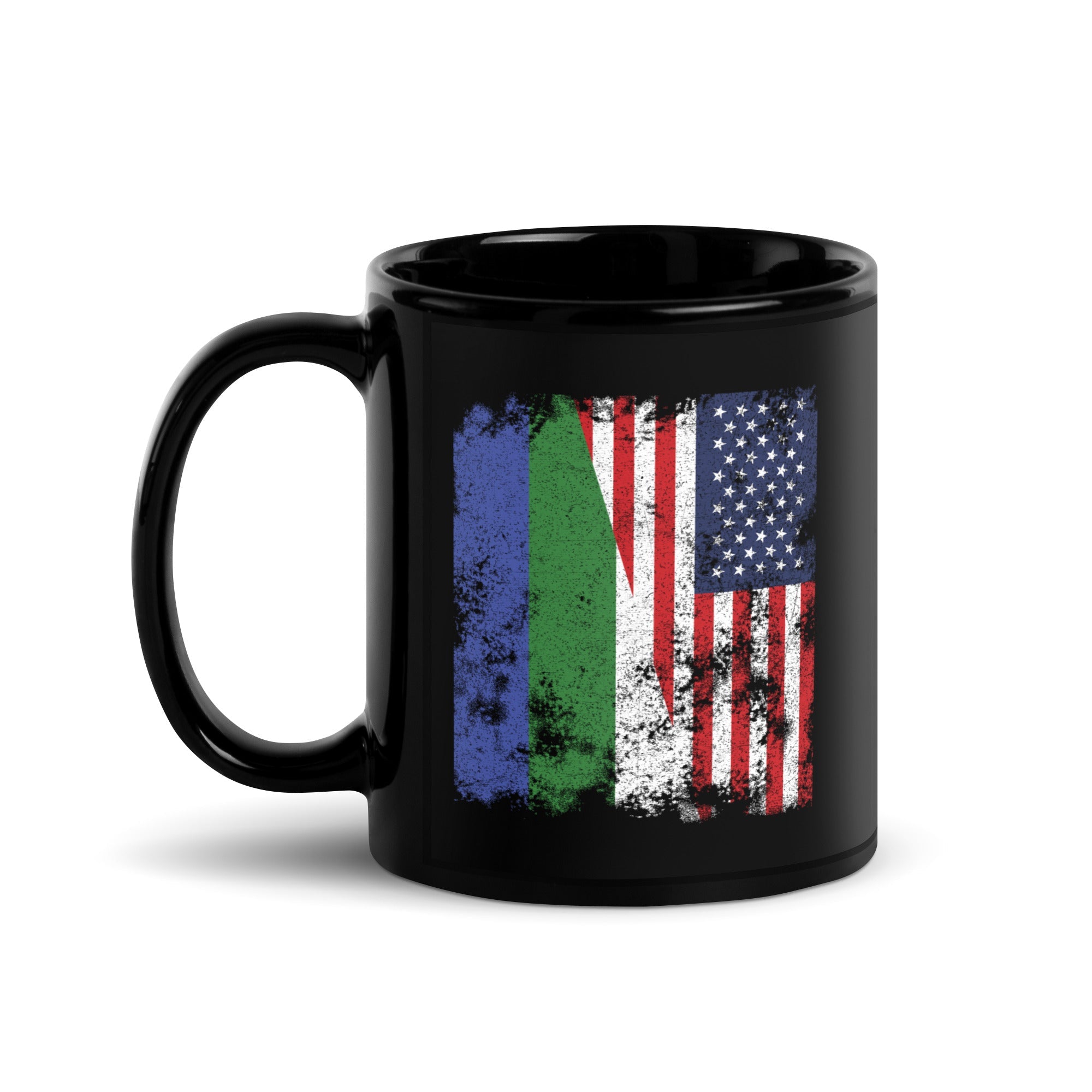 Komi USA Flag - Half American Mug