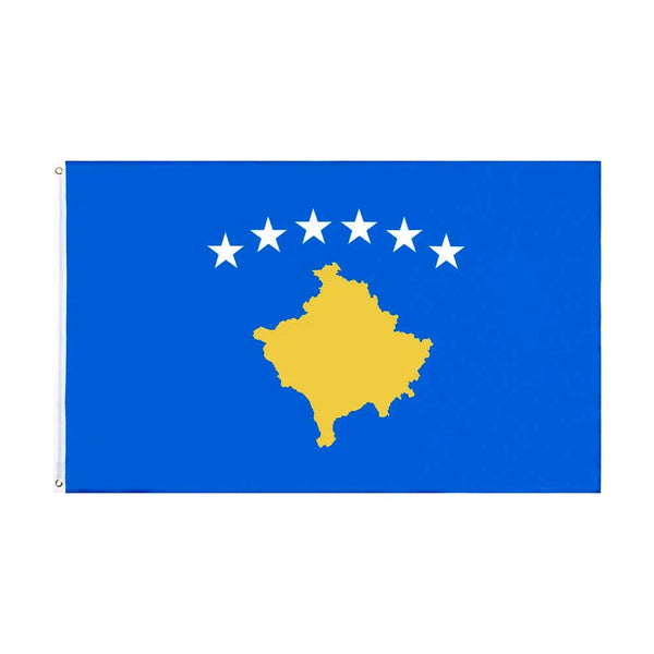 Kosovo Flag - 90x150cm(3x5ft) - 60x90cm(2x3ft)