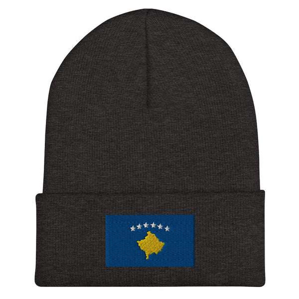 Kosovo Flag Beanie - Embroidered Winter Hat