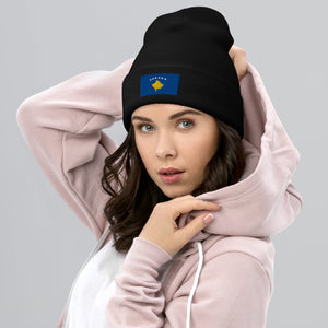 Kosovo Flag Beanie - Embroidered Winter Hat