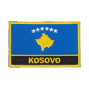 Kosovo Flag Patch - Sew On/Iron On Patch