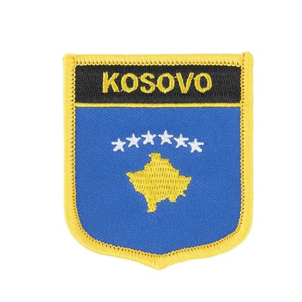 Kosovo Flag Patch - Sew On/Iron On Patch