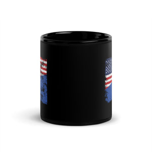 Kosovo USA Flag Mug