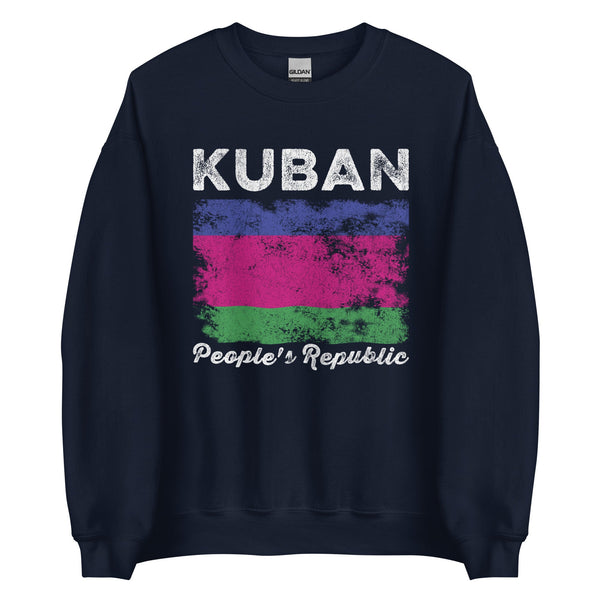 Kuban People's Republic Flag Distressed Sweatshirt