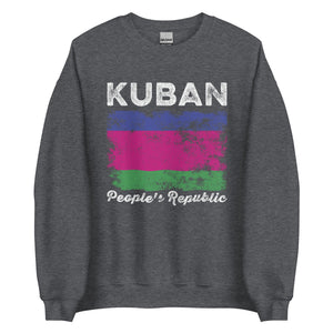 Kuban People's Republic Flag Distressed Sweatshirt