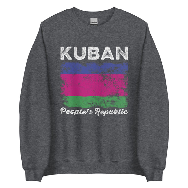 Kuban People's Republic Flag Distressed Sweatshirt