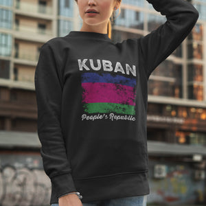 Kuban People's Republic Flag Distressed Sweatshirt