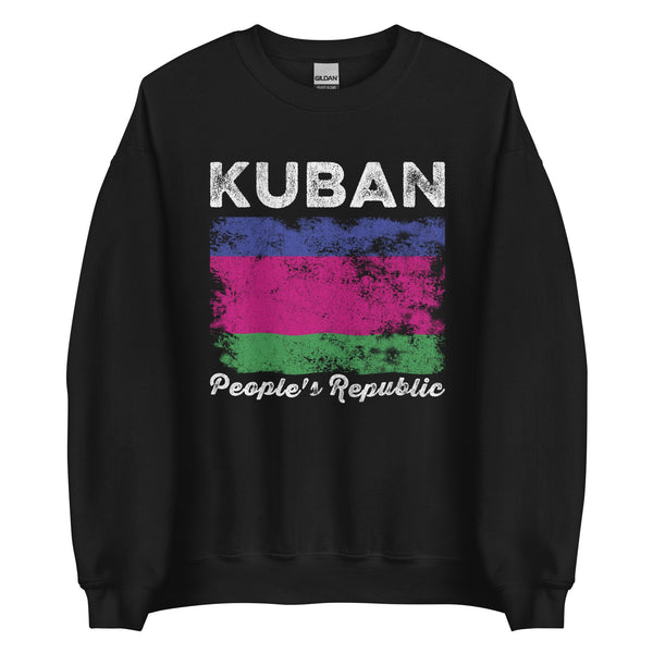 Kuban People's Republic Flag Distressed Sweatshirt