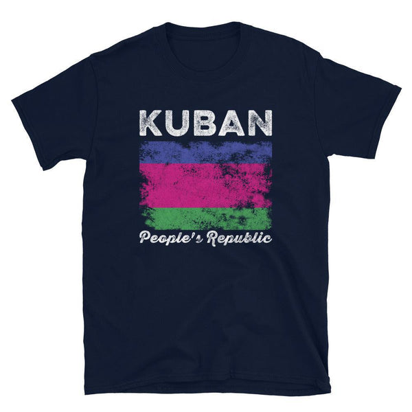 Kuban People's Republic Flag Distressed T-Shirt