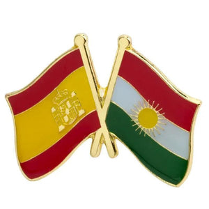 Kurdistan Friendship Flag Lapel Pin Collection - Enamel Pin Flag