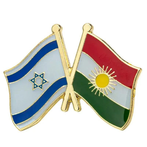 Kurdistan Friendship Flag Lapel Pin Collection - Enamel Pin Flag
