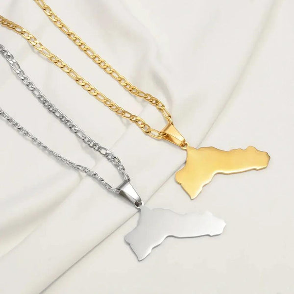 Kurdistan Map Necklace