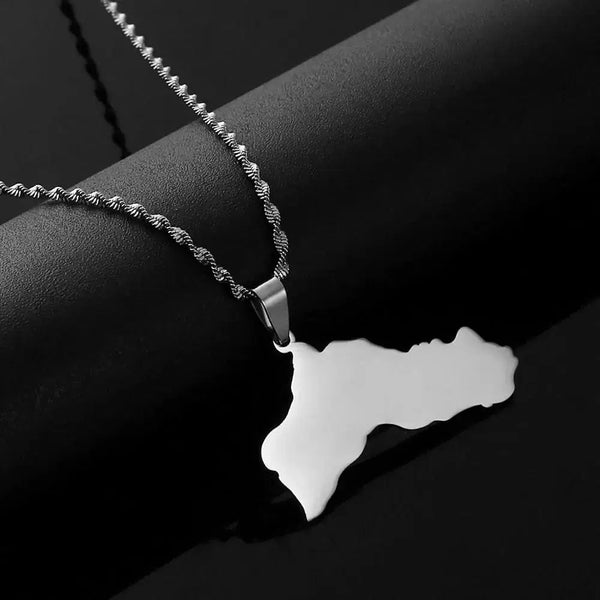 Kurdistan Map Necklace