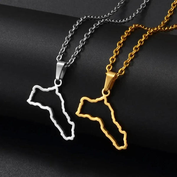 Kurdistan Map Necklace