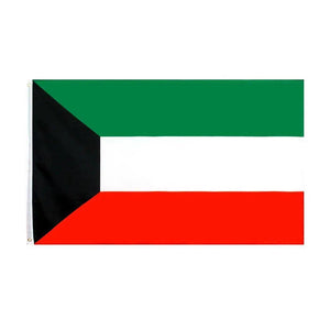 Kuwait Flag - 90x150cm(3x5ft) - 60x90cm(2x3ft)