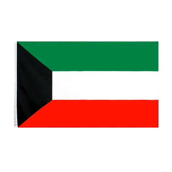 Kuwait Flag - 90x150cm(3x5ft) - 60x90cm(2x3ft)