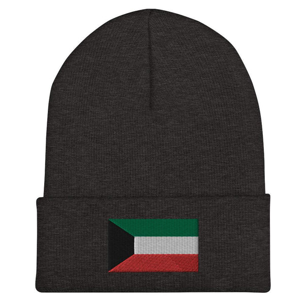 Kuwait Flag Beanie - Embroidered Winter Hat