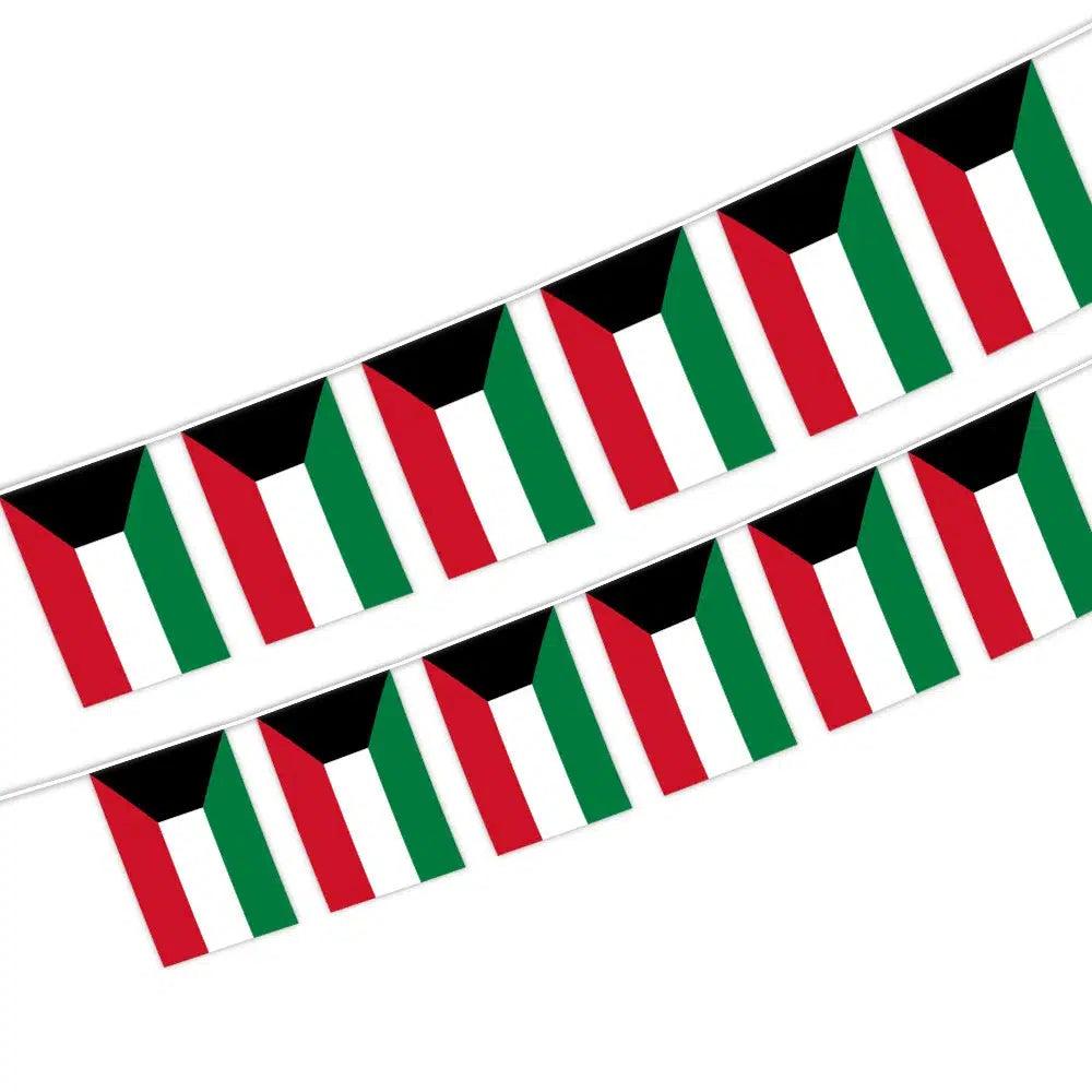 Kuwait Flag Bunting Banner - 20Pcs