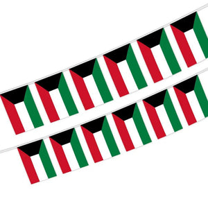 Kuwait Flag Bunting Banner - 20Pcs