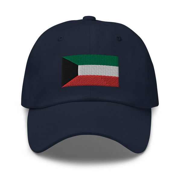 Kuwait Flag Cap - Adjustable Embroidered Dad Hat