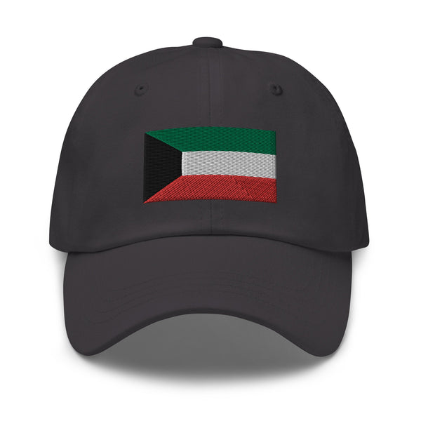 Kuwait Flag Cap - Adjustable Embroidered Dad Hat