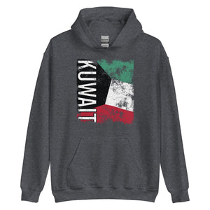 Kuwait Flag - Distressed Flag Hoodie