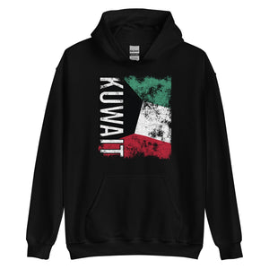 Kuwait Flag - Distressed Flag Hoodie