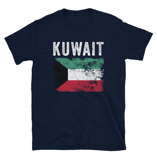 Kuwait Flag Distressed - Kuwaiti Flag T-Shirt