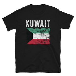 Kuwait Flag Distressed - Kuwaiti Flag T-Shirt