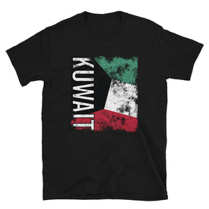 Kuwait Flag Distressed T-Shirt