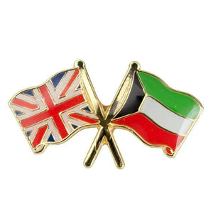 Kuwait Friendship Flag Lapel Pin Collection - Enamel Pin Flag