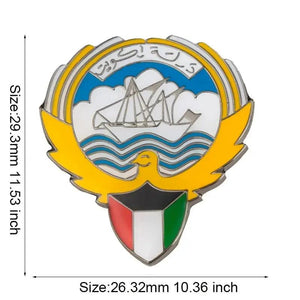 Kuwait Friendship Flag Lapel Pin Collection - Enamel Pin Flag