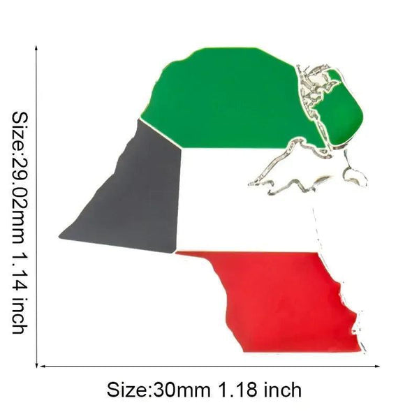 Kuwait Friendship Flag Lapel Pin Collection - Enamel Pin Flag