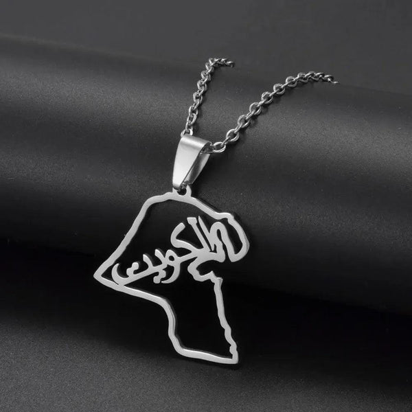 Kuwait Map Necklace