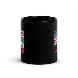 Kuwait USA Flag Mug