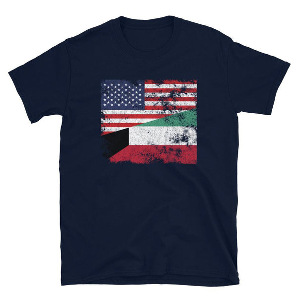 Kuwait USA Flag T-Shirt