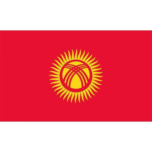 Kyrgyzstan Flag - 90x150cm(3x5ft) - 60x90cm(2x3ft)