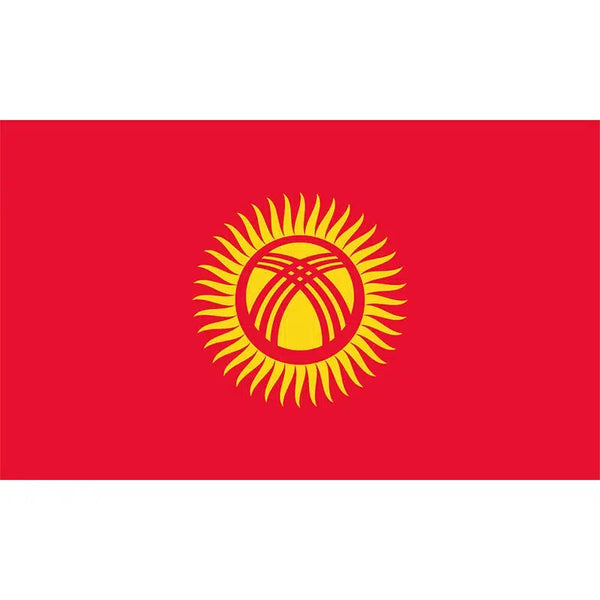 Kyrgyzstan Flag - 90x150cm(3x5ft) - 60x90cm(2x3ft)